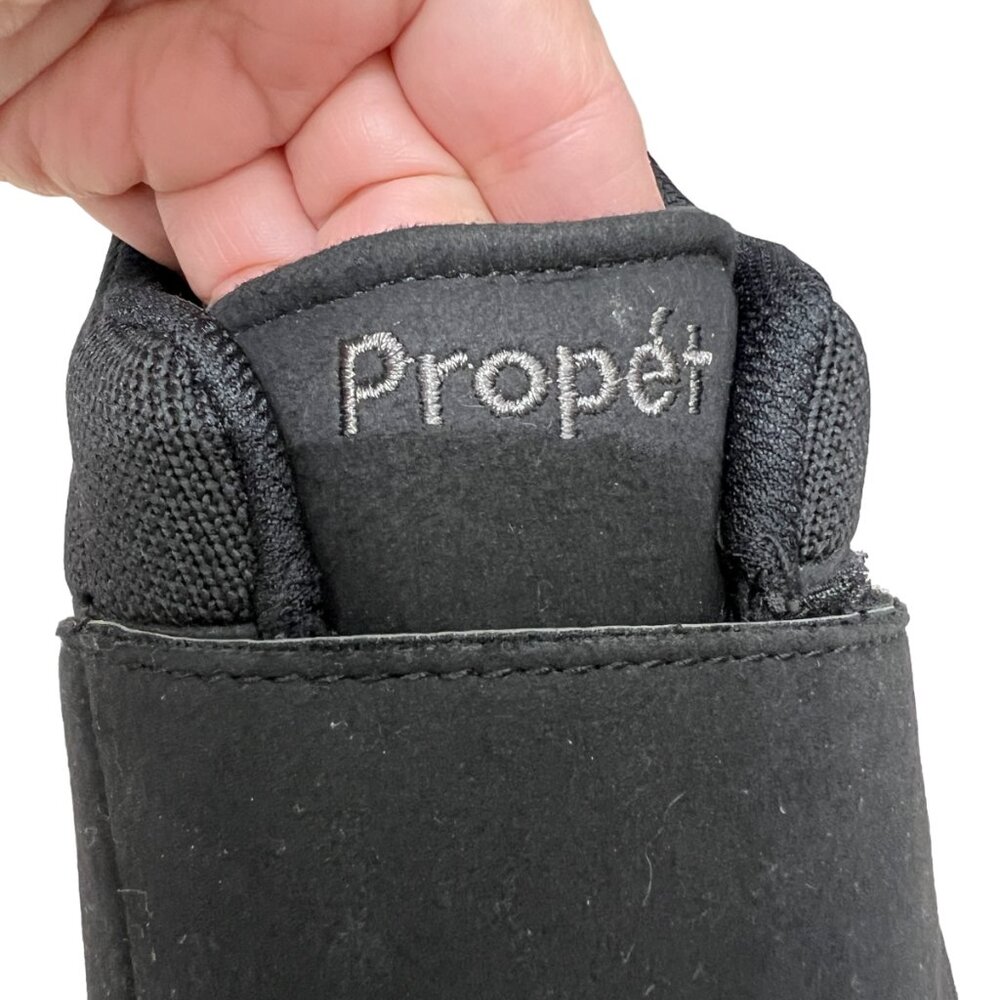 NWOT Propet Viator Knit Strap black men's sneaker size 10 - Picture 8 of 9